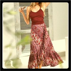 COPY - Le Salty Label Boho Wrap Maxi Skirt